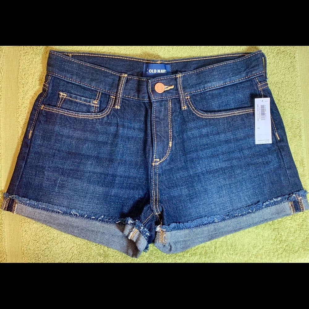 Old Navy Adjustable Denim Shorts NWT